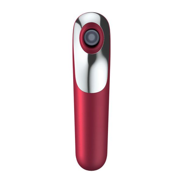 Satisfyer App Enabled Dual Love Clitoral Massager Red - Image 3