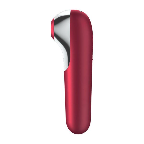 Satisfyer App Enabled Dual Love Clitoral Massager Red - Image 4