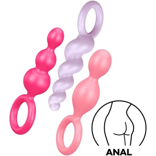 Satisfyer Booty Call Set Of 3 Multicolour Anal Plugs - Image 3