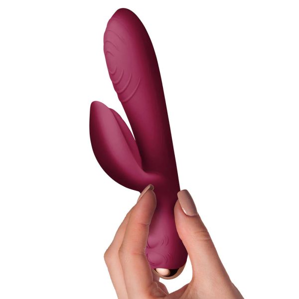 Rocks Off Everygirl Burgundy Rechargeable Rabbit Vibrator - Image 4