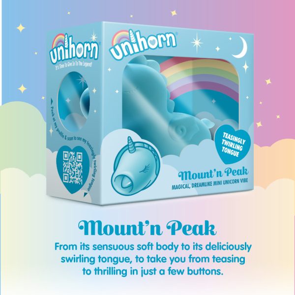 Unihorn Mount'n Peak Twirling Tongue Unicorn Vibe - Image 3