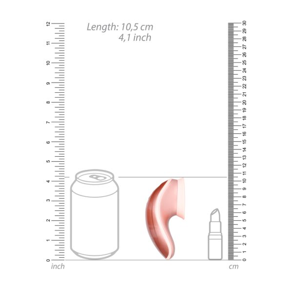 Twitch Rose Gold Hands Free Suction And Vibration Toy - Image 4