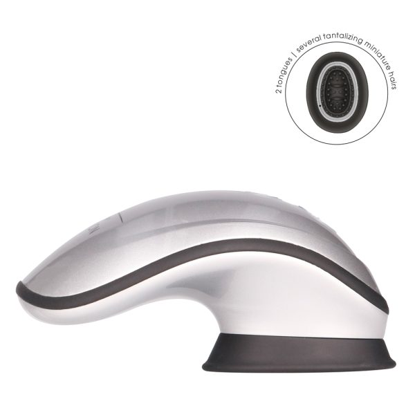 Twitch Silver Hands Free Suction And Vibration Toy - Image 3