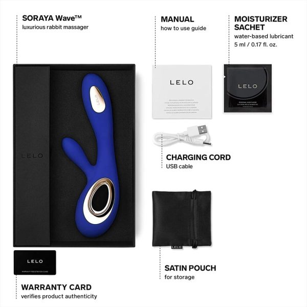Lelo Soraya Wave Dual Action Vibrator Midnight Blue - Image 4
